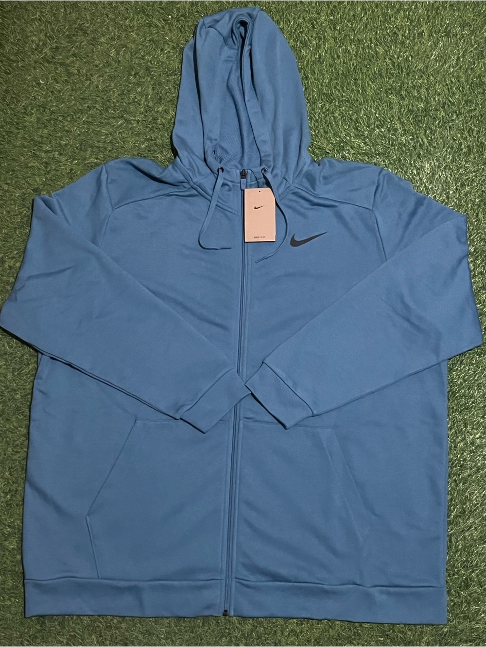 NWT Nike Dri-FIT Full-Zip Training Hoodie CZ6376-429 Men's Size XXL MSRP $75
